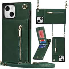 Solidenz Fashion Wallet met koord iPhone 14 Plus – Groen