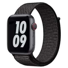 WiWu Geweven Sportbandje Apple Watch 38-40-41mm – Zwart