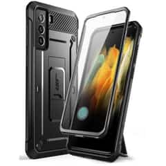 Supcase 360 Backcover met Screen Protector Samsung Galaxy S21 FE – Zwart