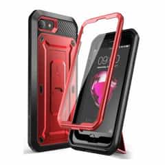 Supcase UB Pro Strong Case mit Glas für iPhone SE (2022/2020), 8 und 7 – Rot