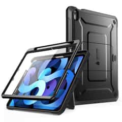 Supcase Full-Cover Case with Screen Protector for iPad 11 and iPad 10 – 10.9 inches – Black