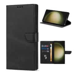 Solidenz Bookcase for Samsung S24 Ultra – Black
