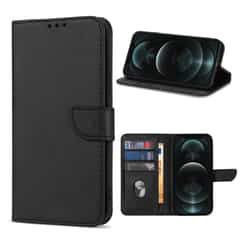 Solidenz bookcase iPhone 12 – iPhone 12 Pro – Zwart