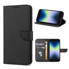 Solidenz Bookcase for iPhone SE (2022 / 2020) – iPhone 8 and iPhone 7 – Black