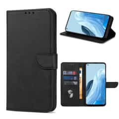 Solidenz Bookcase Oppo Reno8 lite – Zwart