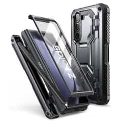Armorbox Galaxy Z Fold5 hoesje met screen protector en penhouder – Zwart