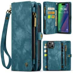 Solidenz Urban Wallet iPhone 15 hoesje – Blauw