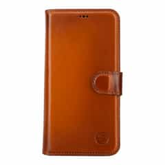Solidenz Moda Book Samsung S23 Plus echt leren hoesje – Bruin