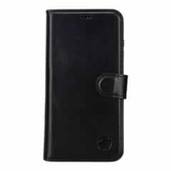 Solidenz Moda Book Samsung S23 Plus echt leren hoesje – Zwart