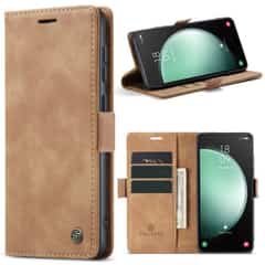 Solidenz Urban Book Samsung S24 Plus hoesje – Bruin