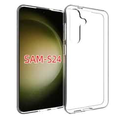 Transparent silicone Samsung S24 case