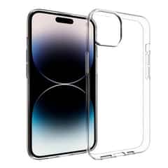 Transparente Silikonhülle für das iPhone 15 Plus