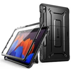 Supcase Fullcover hoes met screenprotector Samsung Tab S9 FE – 11 inch – Zwart