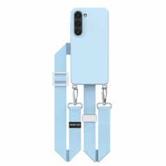 Solidenz Collection Samsung S23 hoesje met afneembare koord – Blauw
