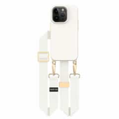 Solidenz Collection iPhone 14 Pro Max hoesje met afneembare koord – Beige