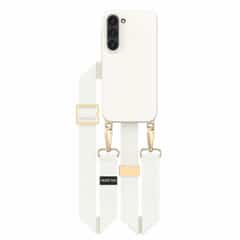 Solidenz Collection Samsung S23 hoesje met afneembare koord – Beige