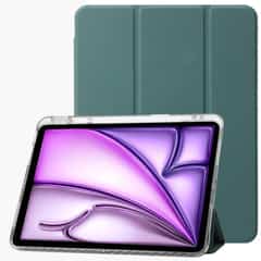 Shockproof Folio Case iPad Air 6 (M3 en M2) – (2025 / 2024) 13 inch – iPad Pro 12.9 inch 2022/2021 – Groen