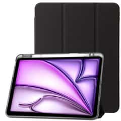Shockproof Folio Case iPad Air 6 (M3 en M2) – (2025 / 2024) 13 inch – iPad Pro 12.9 inch 2022/2021 – Zwart
