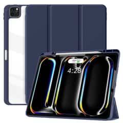Étui hybride Solidenz pour iPad Pro 11 pouces (M5 2025 / M4 2024) – Bleu foncé