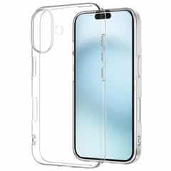 Transparant siliconen iPhone 16 Plus hoesje