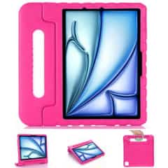 Solidenz EVA iPad Hoes voor kids – iPad Air 11 inch (M4 / M3 / M2) en iPad Pro 11 inch (M5 2025 / M4 2024) – Roze