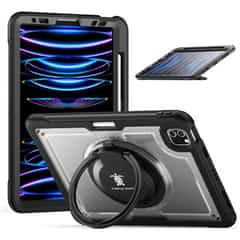 Turtle Shift Perfect Grip Hoes met screen protector iPad Air 5 / Air 4 – 10.9 inch – Transparant