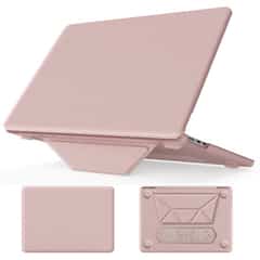 Turtle Shift vegan leer Laptopcover MacBook Air 13′ inch – 2020 en 2018 – A2337 / A2179 / A1932 – Roze
