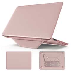 Turtle Shift vegan leer Laptopcover MacBook Pro 13′ inch – 2022 / 2020 / 2018 – A2338 / A2289 / A2251 / A2159 / A1989 / 
A1706 / A1708 – Roze