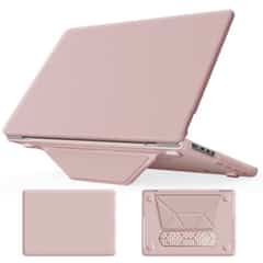 Turtle Shift vegan leer Laptopcover MacBook Pro 14 inch 2026 / 2025 / 2024 / 2023 / 2021 – Roze