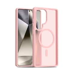 Solidenz FrostMag Samsung Galaxy S25 Ultra hoesje – Roze