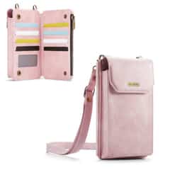 Solidenz Universeel Telefoonhoes en portemonnee tot 7.3 inch – Roze