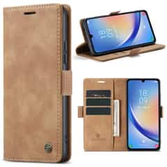 Solidenz Urban Book Samsung Galaxy A26 hoesje – Bruin