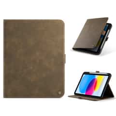 Solidenz Urban Book iPad 9 / iPad 8 / iPad 7 Hoes – 10.2 inch met pencilhouder – Bruin
