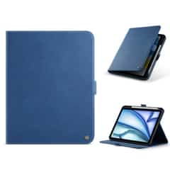 Solidenz Urban Book iPad Air 6 (M3 en M2) / Air 5 / Air 4 – 11 en 10.9 inch met pencilhouder – Blauw