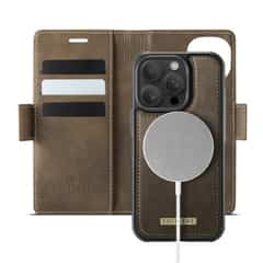 Solidenz 2-in-1 MagSafe Wallet Case für das iPhone 16 Pro – Braun