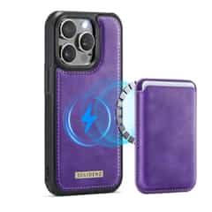 Solidenz MagSafe Wallet Backcover voor iPhone 15 Pro – Paars