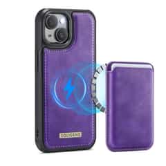 Solidenz MagSafe Wallet Backcover voor iPhone 14 – Paars
