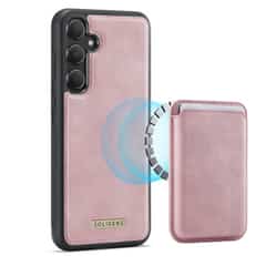 Solidenz Magnetisch Wallet Backcover voor Samsung Galaxy A16 – Roze