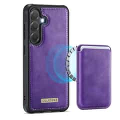 Solidenz MagSafe Wallet Backcover voor Samsung Galaxy S25 Plus – Paars