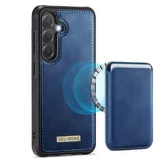 Solidenz MagSafe Wallet Backcover voor Samsung Galaxy S24 – Blauw