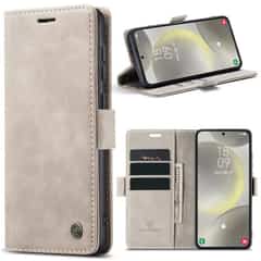 Solidenz Urban Book Samsung Galaxy S25 Edge Hülle – Beige