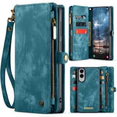 Solidenz Urban Wallet Samsung Galaxy S25 Edge hoesje – Blauw