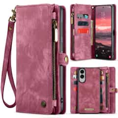 Solidenz Urban Wallet Samsung Galaxy S25 Edge hoesje – Rood