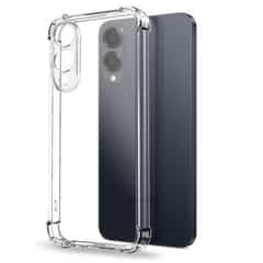 Robuste, transparente Hülle für Samsung Galaxy S25 Edge.