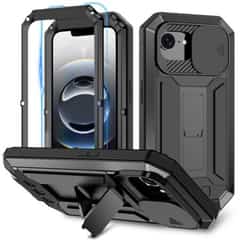 Dustproof metal case iPhone 17th / 16th – Black