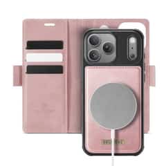 Solidenz 2-in-1 MagSafe Wallet Case voor iPhone 17 Pro / 18 Pro – Roze
