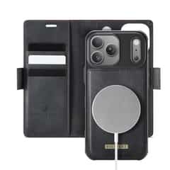 Solidenz 2-in-1 MagSafe Wallet Case voor iPhone 17 Pro Max – Zwart