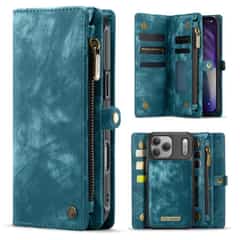 Solidenz Urban Wallet Case for iPhone 17 Pro Max / iPhone 18 Pro Max – Blue
