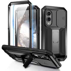 Dustproof metal case Samsung Galaxy S25 Edge – Black