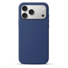 Solidenz blauw siliconen hoesje met MagSafe voor iPhone 17 Pro Max en iPhone 18 Pro Max
